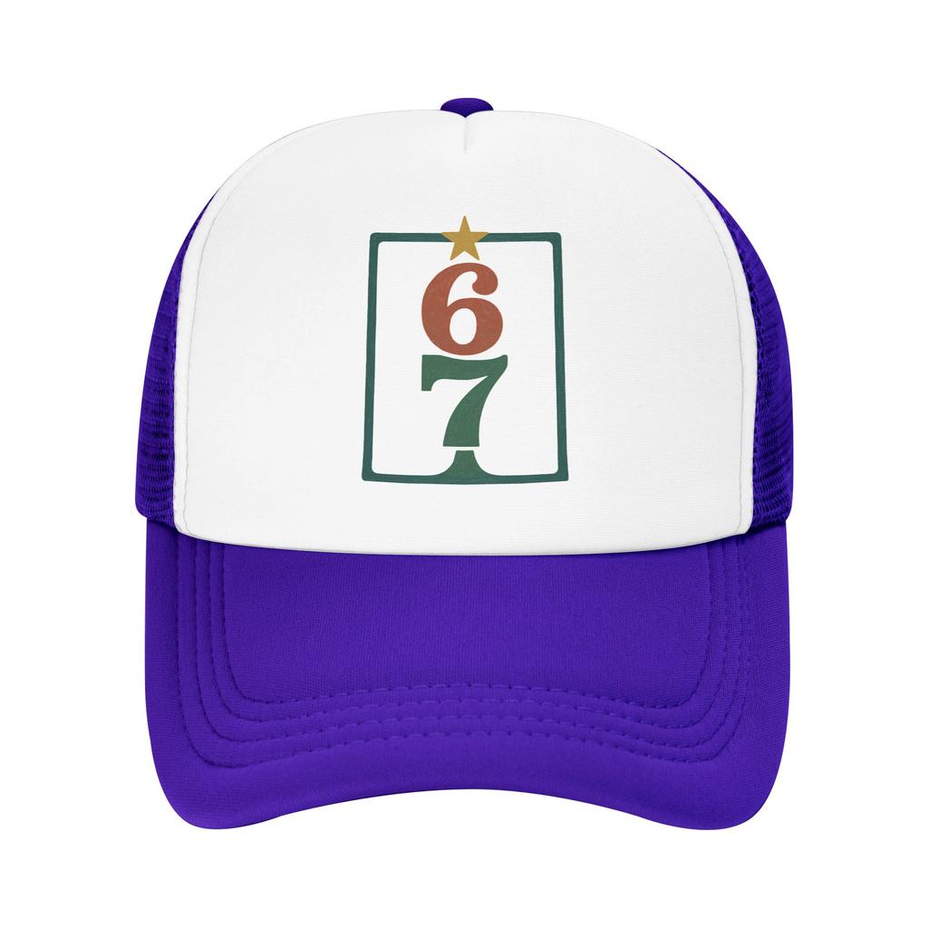 Individuelle Punk Unisex Sechs Sieben Baseballkappe für Erwachsene Verstellbare Dad Hat für Unisex Damen Hip Hop