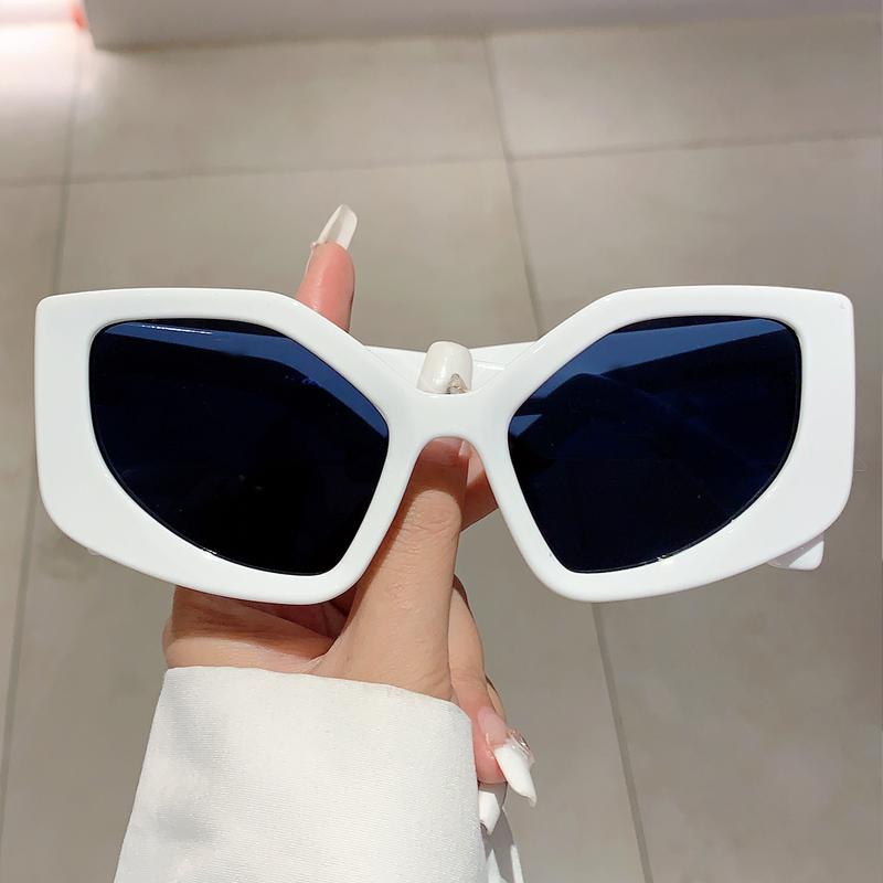 New Polygon Women Sunglasses Vintage Multi Gradient Candy Color Shades  Trendy Brand Designer Travelling Eyewear