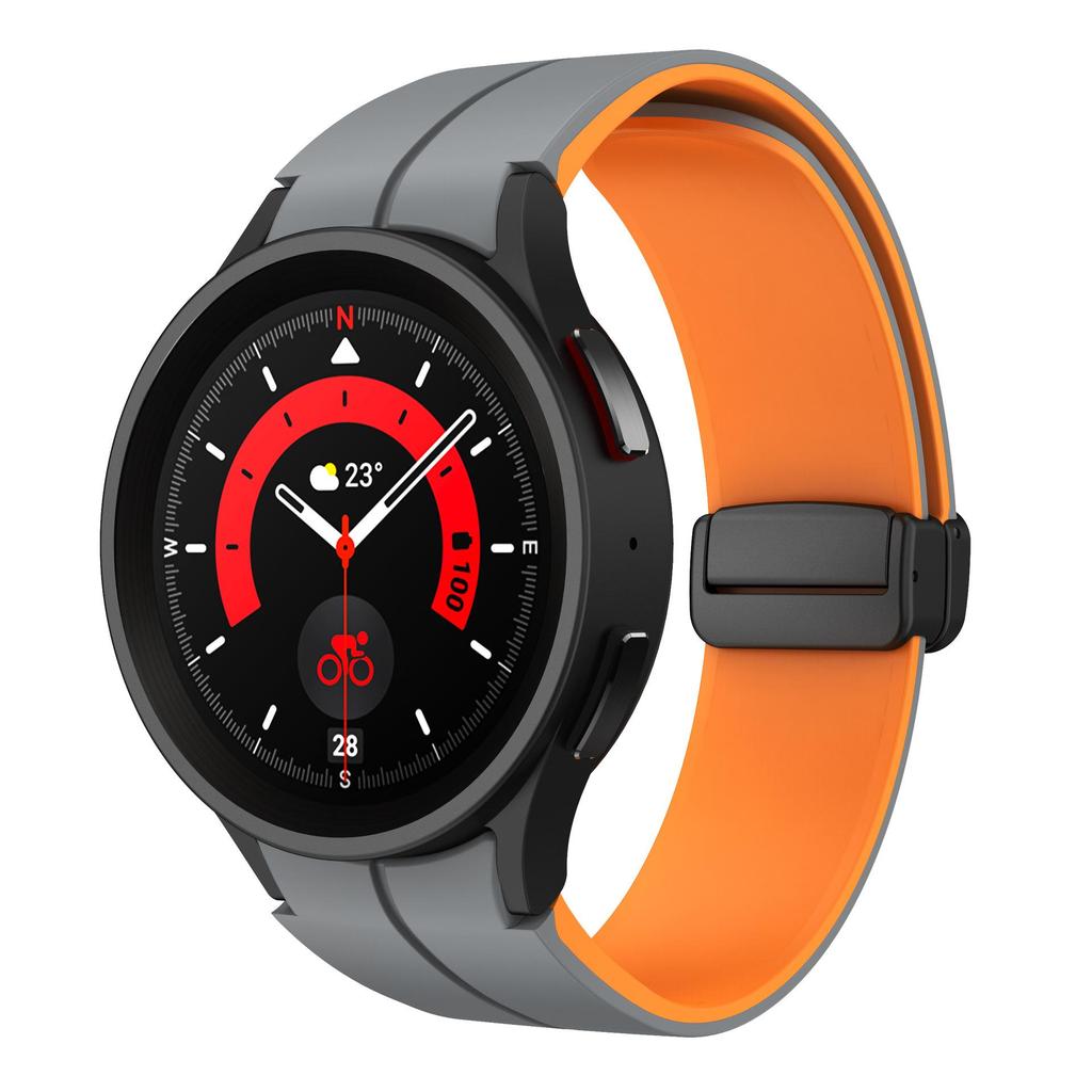 Original Strap for Samsung Watch 4 40mm 44mm 5Pro 45mm 42 46 Band Magnetic Buckle for Galaxy Watch 6 Classic 43mm 47mm Bracelet