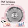 Sakura Panda 2024 Insulated Water Bottle with Lid - Large Capacity for School, Mini Cup for Girls