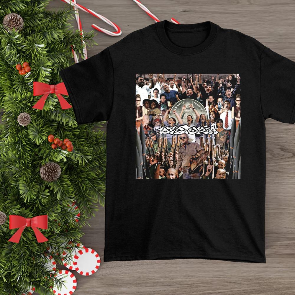 Albums by Dystopia band Black Cotton Shirt Xmas Gift Full size S-5XL DM908 Unisex T-Shirt XXXL