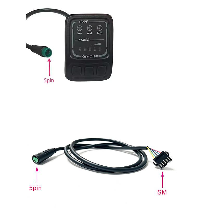 KEY DISP KD26E LED Display Bicycle Accessories Speed Control Panel 36V 48V for Ebike Instrumentation Electric Bike