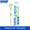 Cartoon Tongue Coating Cleaner Tongue Coating Brush Tongue Scraping Plate Oral Cleaning Brush Tongue Cleaning Tool For Men And W