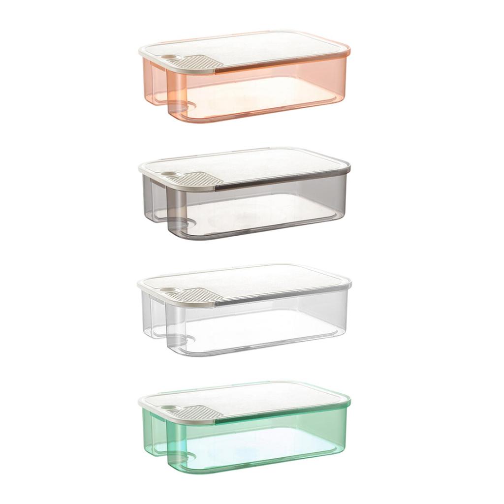 Food Storage Container Fridge Organizer with Lid Fruit Preservation for Camping