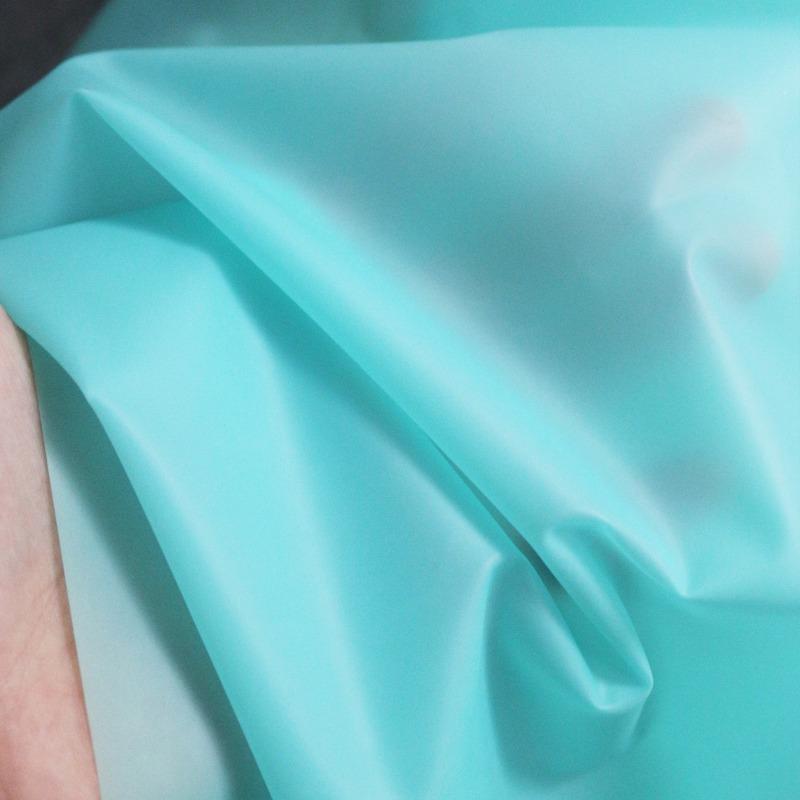 50x137cm Semi-transparent TPU Fabric Matte Waterproof Film Designer Fabric for DIY Sewing Dress Clothes Raincoat Bag Decor