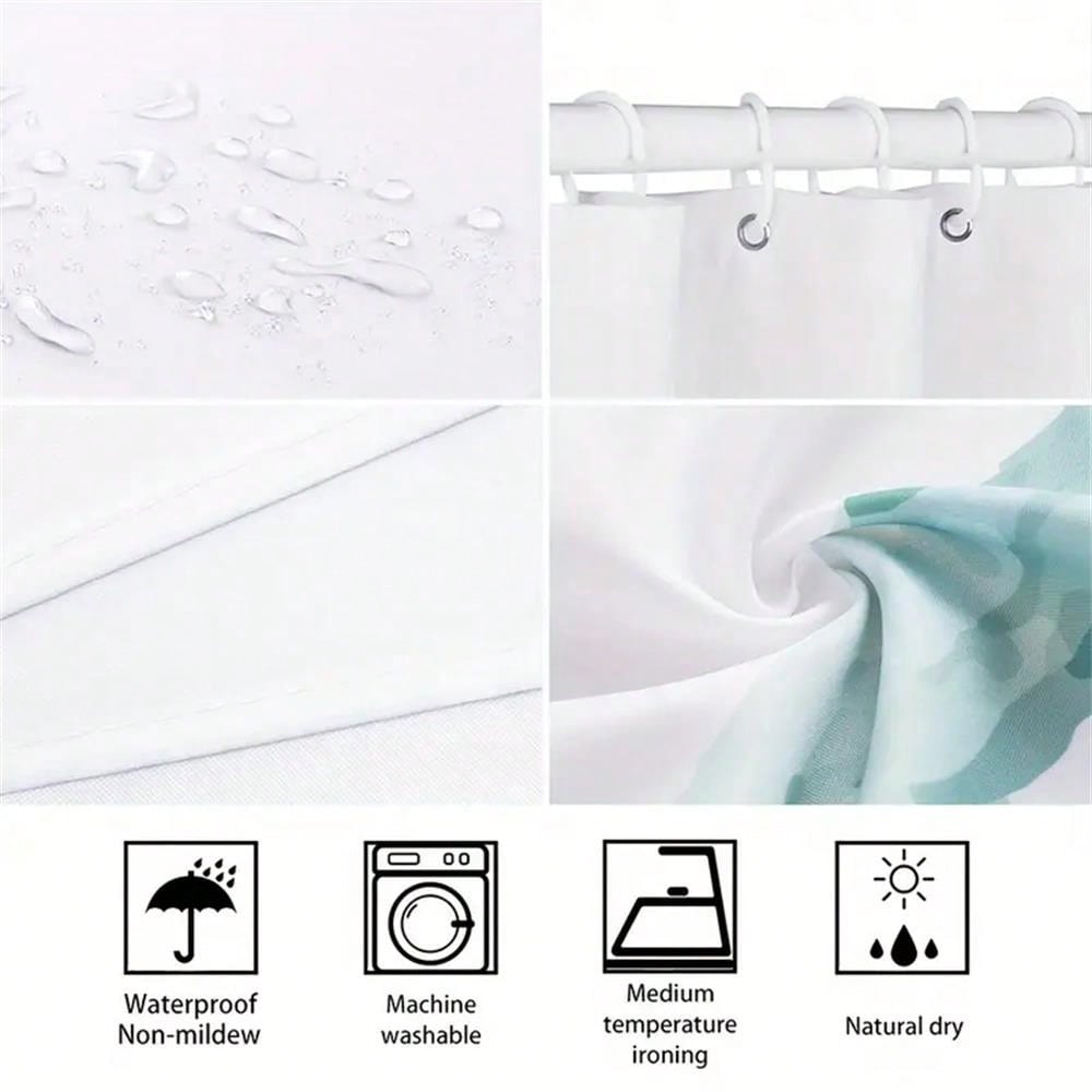 Autumn Forest Shower Curtain: Embrace The Vibrant Design, Soft Fabric, And Nature Vibes For Your Cozy Bathroom
