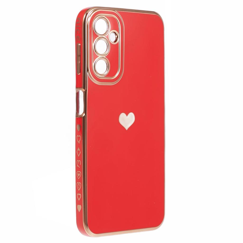 For Samsung Galaxy A13 5G Protective Case 6D Electroplating Love Heart TPU Phone Cover