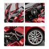 1/18 Pagani Huayra BC Alloy Sports Model Diecast Metal Racing Car Vehicles Model Simulation Sound Light Collection Kids Toy Gift