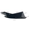 Gloss Black Rear Bumper Lip Side Spoiler Apron For Honda For Accord 10th 2018-2024 Car Exterior Mouldings Trim