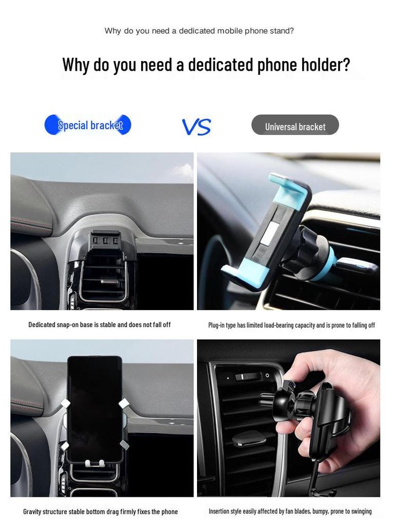 Tianyi C5 Car Phone Holder with Wireless Charging (2017-2022 Models)