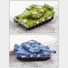 Mini Battle Tank Educational Toy Pull Back Vehicle Simulation Rotating Turret Sturdy PP