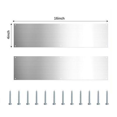 Placas Decorativas de Aluminio Pulgadas Placa de Metal para Rascar Puerta