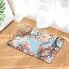 Spring Floral Print Doormat Washable Rug for Living Room Kitchen Indoor Outdoor Entryway Botanical Home Decor