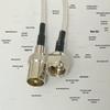 HDTV Tac HD Set-top Box: F-Type Male to TV Male, Digital Satellite Extension RG179 Coaxial Cable.