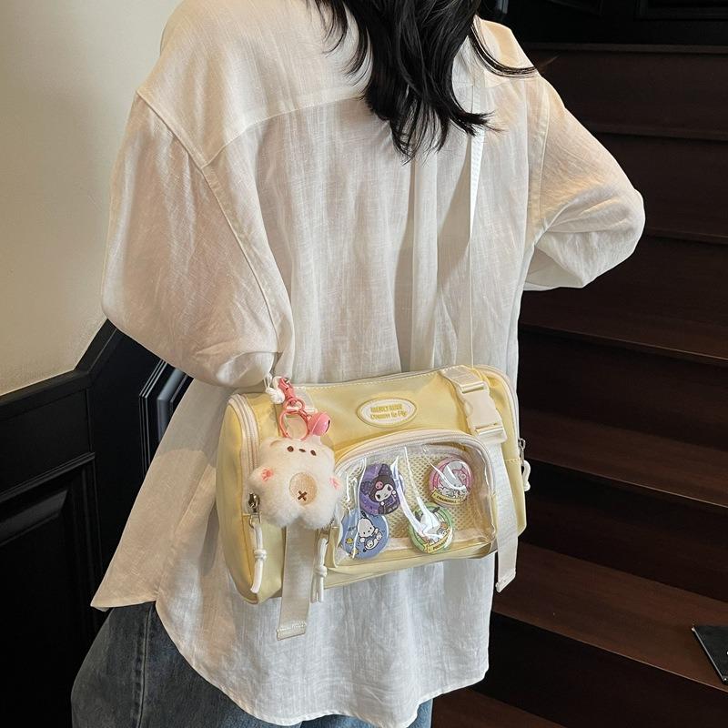 New high-value Japanese ins two-dimensional fresh bar pain bag girl light shopping spring outing messenger bag