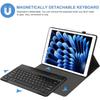 Keyboard Case For iPad Pro 12.9 1st/2nd Gen / A1584/A1652/A1670/A1671 Detachable Wireless Bluetooth Cover+Pencil Holder