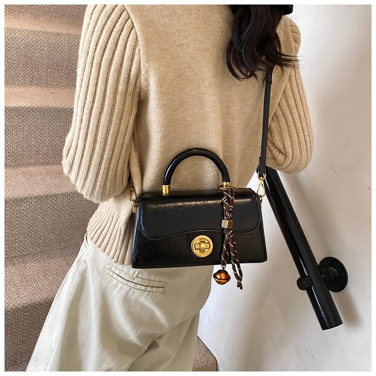New Year's Christmas Small Square Bag Women's Handbag Red Shoulder Crossbody Bag Fashion Trend New Women's Bag