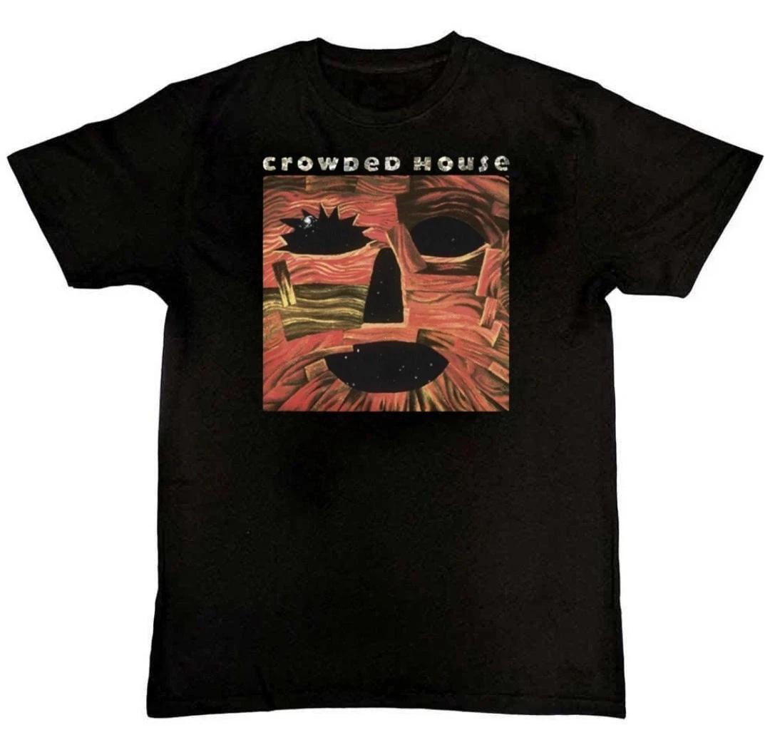 Crowded House Band Woodface Album Graphic Print Mens 100% Cotton T-shirt Mens Tees Top 4XL