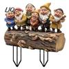 Dwarf Yard Art Six Dwarfs Garden Stake, 2D Acrylic Fairy Tale Outdoor Lawn Ornament Decoration, Waterproof Sign for Flower Bed Backyard Decor