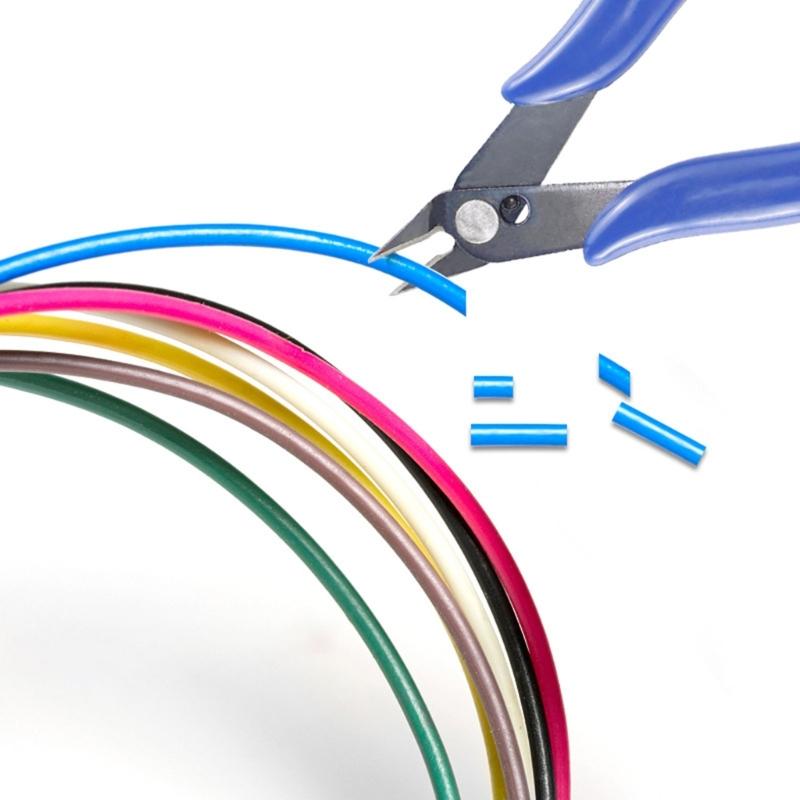 Small Side Cutters Flush Cutters Precisions Diagonal Cutters Simple to Operate for Plastic Soft Electrical Wire Crafting