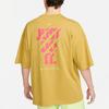 Nike Letter Print Dopamine Pullover Short-Sleeve T-Shirt for Men in Yellow