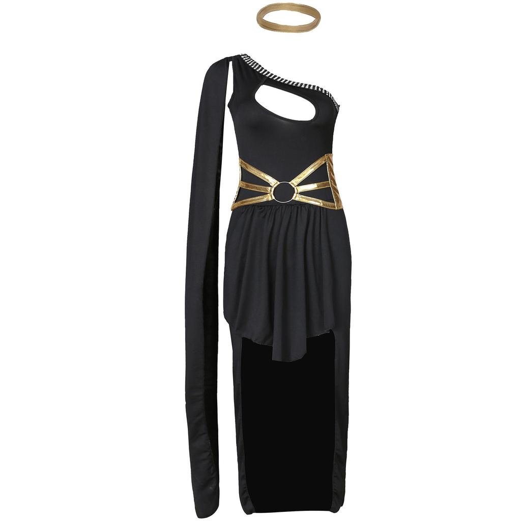 S-XL Ancient Greek Goddess Halloween Costume Cleopatra Party Stage Performance Outfit