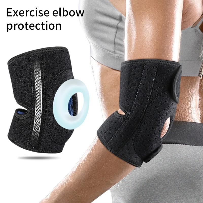 Verstellbare Ellbogenbandage Tennis Kompressionsmanschette Band Sehnenscheidenentzündung Stützband für Damen Herren Ellbogenbandage Unterstützung