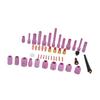 46Pcs TIG Gas Lens Kit Collet Body Assorted Size for WP92025 TIG Welding Torch Accessories