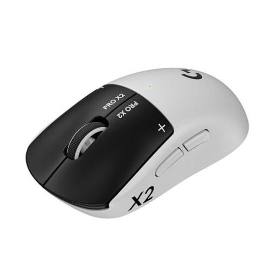 Logicool G Rapid Trigger PRO X2 SUPERSTRIKE LIGHTSPEED Gaming Mouse G-PPD-004WL-STRKd 8000Hz Polling Rate Lightweight 61g Haptic Induction System HITS