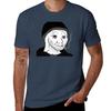Sad Doomer Tshirt Work Utility Casual Tee Shirt