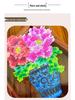 Xianci Double-Sided Transparent Frame: A4 Paper-Cut Calligraphy Fu Character Display Stand