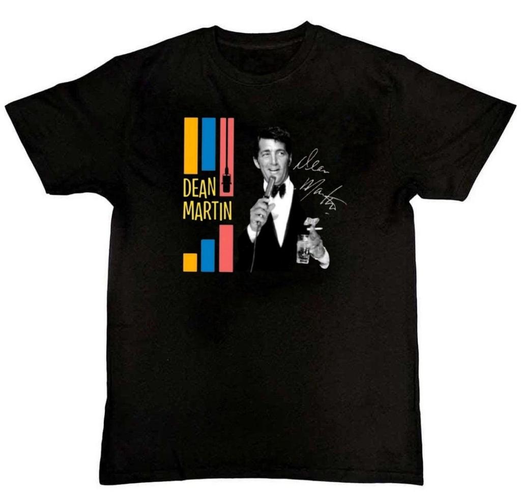 Dean Martin Signature Graphic Print Mens T-Shirt S-4XL