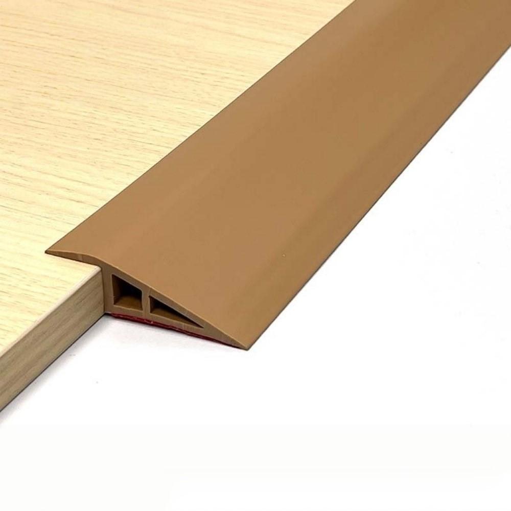 

1pc 2m 7cmX2cm Carpet To Tile Floor Transition Strip Self Adhesive Cuttable Edging Trim Strip Household Divider Strip Doorway 2m коричневый