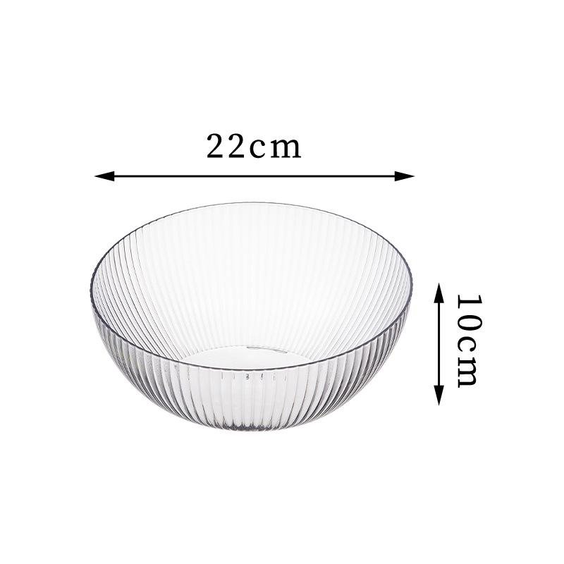 2025 Light Luxury Plastic Fruit Bowl for Living Room Coffee Table