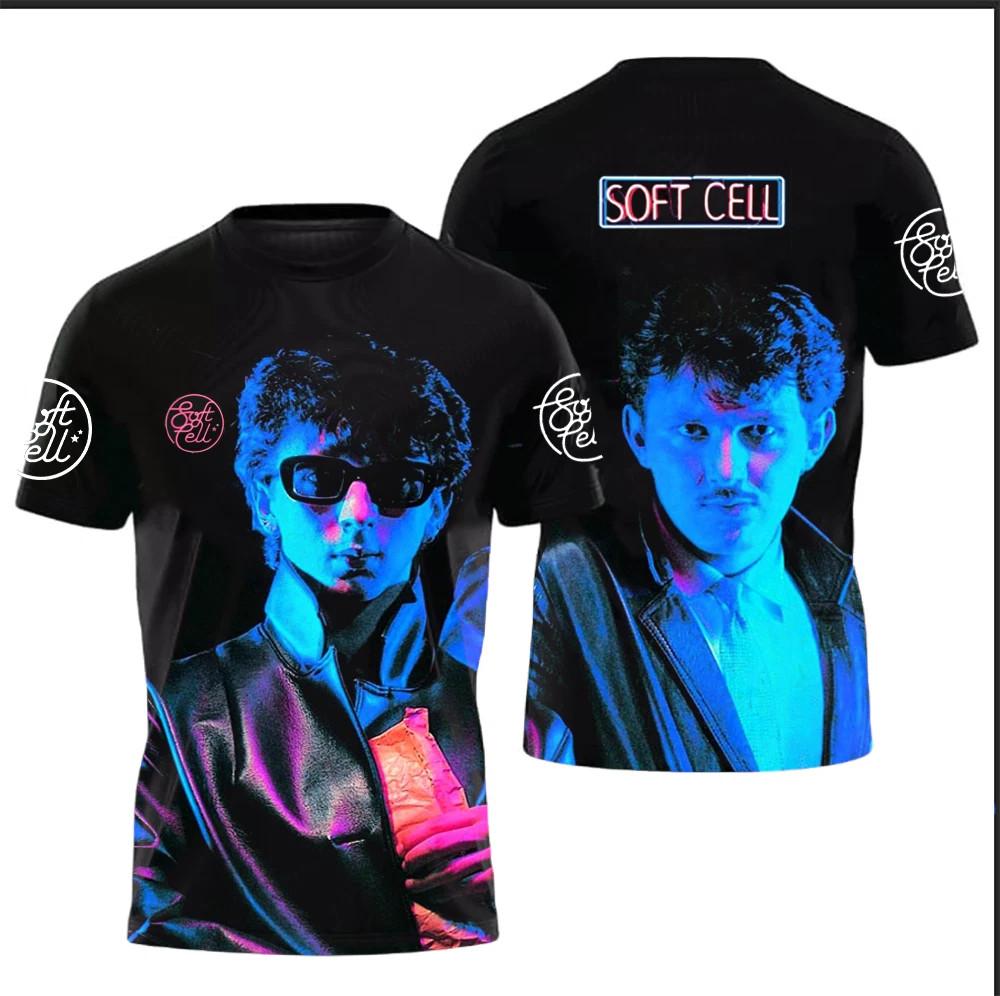 NEW Rare Soft Cell Band Member 3D Print T Shirt Gift Fan TU278 XXL
