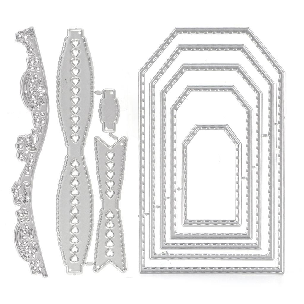 3pcs Die Cuts Carbon Steel Practical Portable Scrapbooking Carving Mould for Decoration