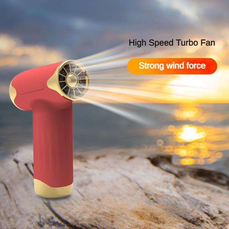 Wireless High Speed Hair Dryer Outdoor Camping Rechargeable Dust Removal Blower Multi Functional Mini Violent Turbo Fan