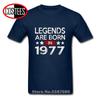 Stylish Distressed Vintage Legends Are Born In 1977 T Shirts Fathers Day Best Gift Retro 1977 Tshirt Dad 42nd Birthday Apparel