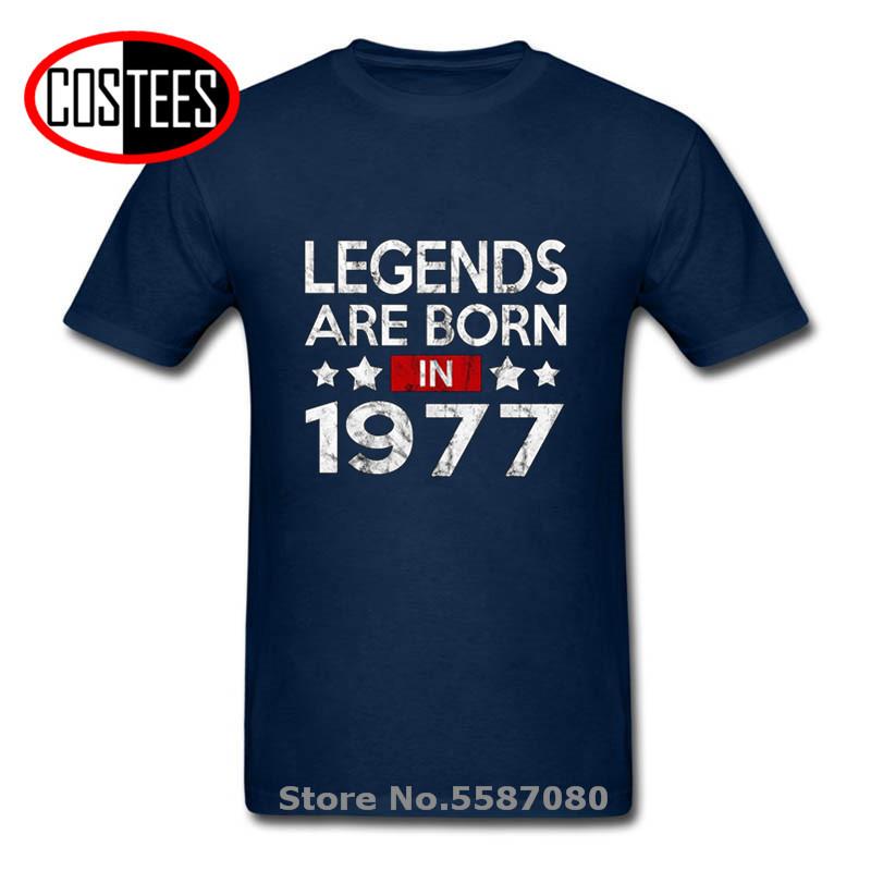 Stylish Distressed Vintage Legends Are Born In 1977 T Shirts Fathers Day Best Gift Retro 1977 Tshirt Dad 42nd Birthday Apparel