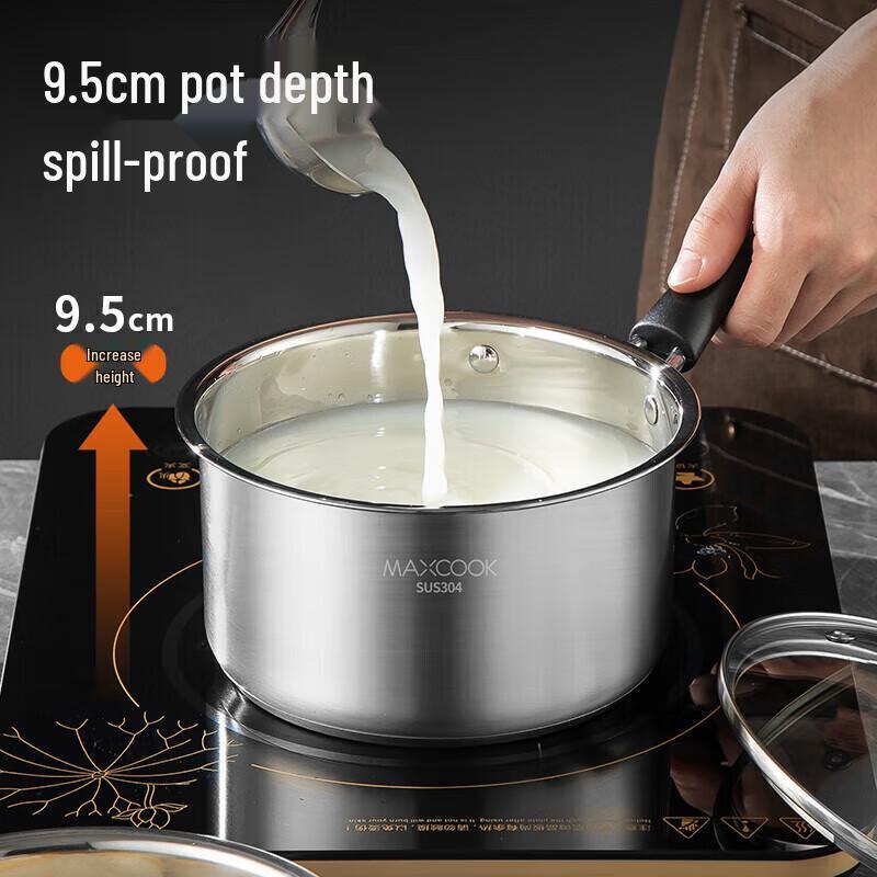 Maxcook 304 Stainless Steel 16cm Milk Pot