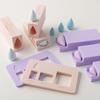 Printed Water Drop Bead Mold Clay Crafting Tool Jewelry Making Supplies Plastic Texture Suitable for Beads Making