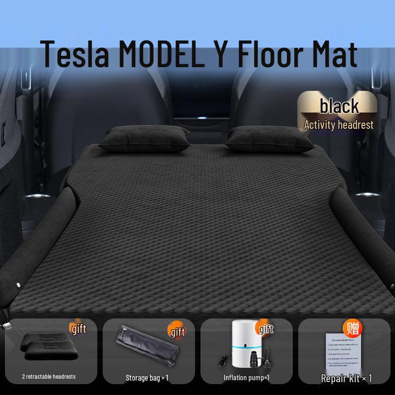 Tesla Model YL Car Mattress: Maodou Y Rear Seat Trunk Sleeping Mat, Air Mattress, YaSleep