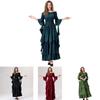 Historical Festival Dress With Flared Sleeves For Cultural And Themed Events