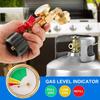 Practical Propanes Grills Adapter Quick Connecting Fitting with Pressure Gauge Metal Propanes Grills Fitting for Cooking