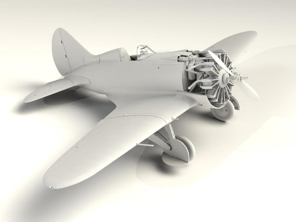 ICM 1/32 Soviet Air Force Polikarpov I-16 Type 10 Plastic Model Kit 32004