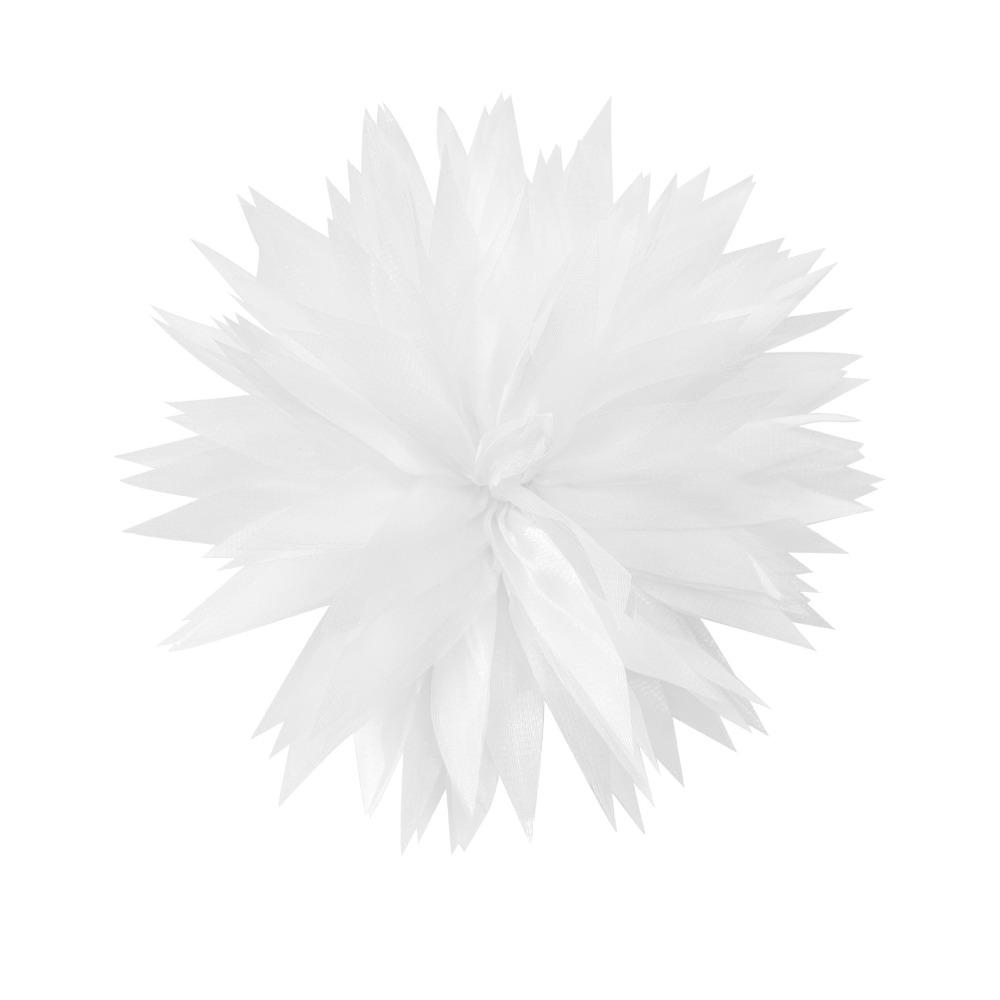 

Polyester Chrysanthemum Flower Accessories 3D Clothing Accessories Chest Flower Chest Decoration білий