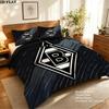 Borussia Mönchengladbach Pattern Bedding Quilt Set  Home Decoration  Gift (1 * duvet cover + 2 * pillowcase  without core)