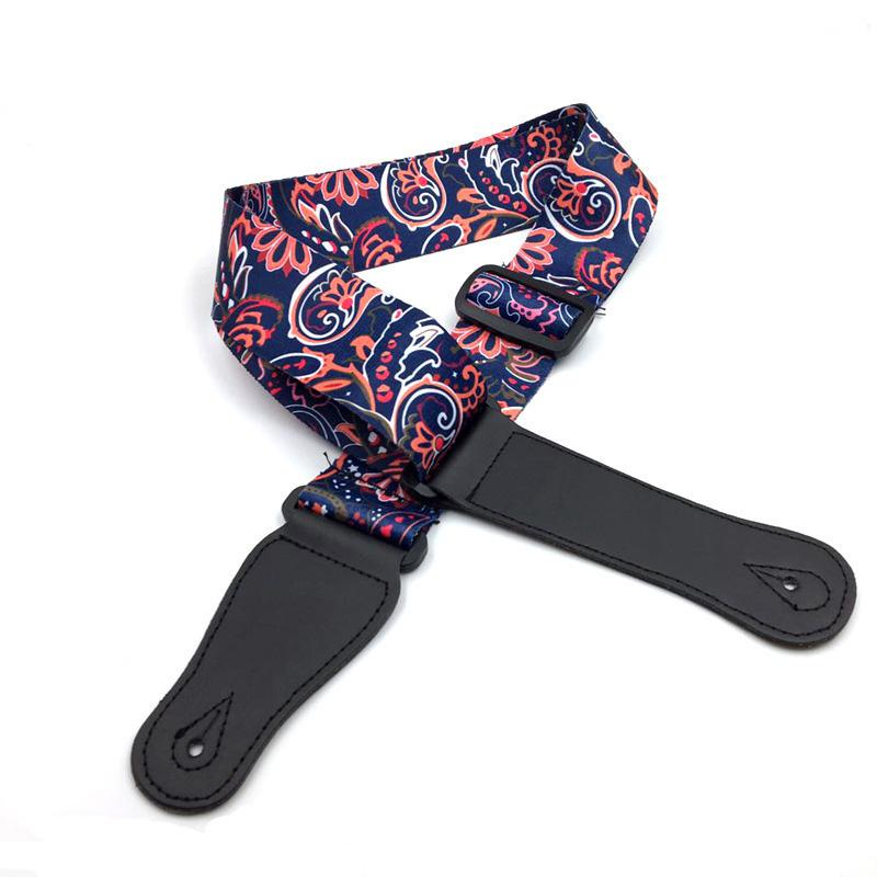 Guitar Strap Adjustable Ethnic Style Guitar Straps Multi-Color Guitar Belts For Bass Acoustic Electric Guitar Accessories Parts