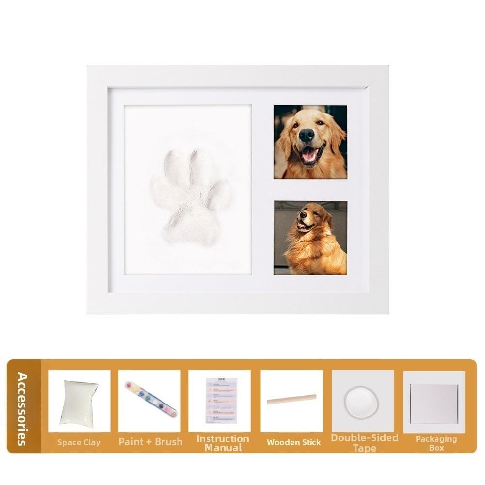 Creative Footprint Frame Safe Pet Paw Print Frame Horizontal Frame Handprint Kit Children Gift
