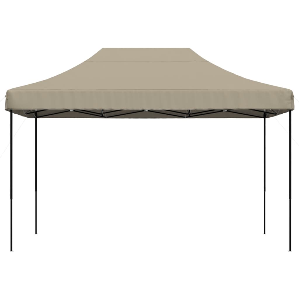 Vidaxl Fällbart Pop-Up Partytält, Taupe, 410X279X315 Cm